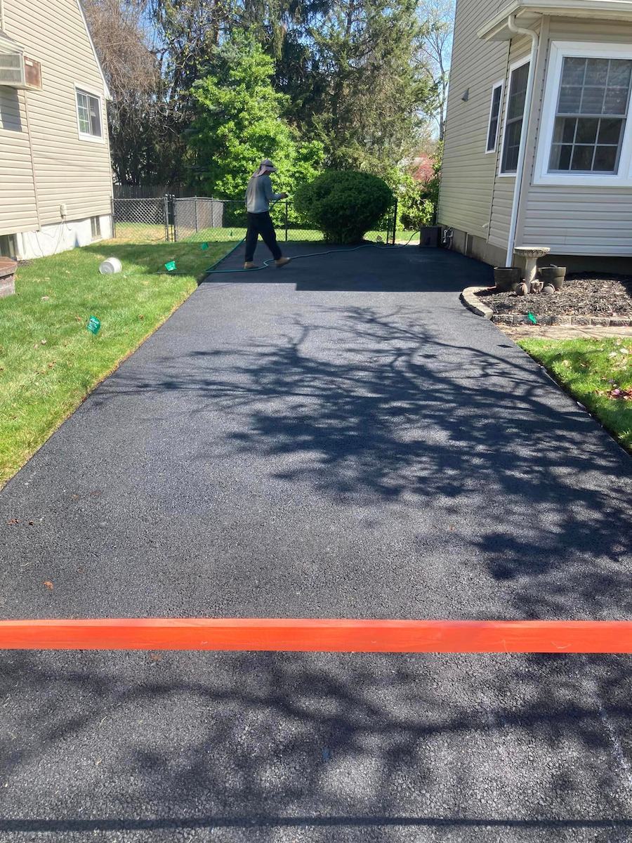 Asphalt paving project by Treasure Valley Chip Seal