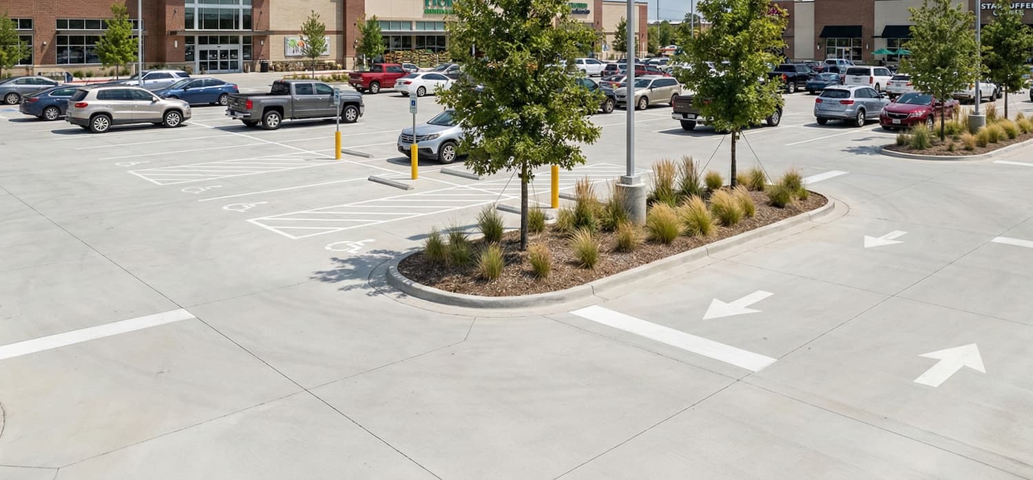 Concrete Parking Lots — Treasure Valley Chip Seal
